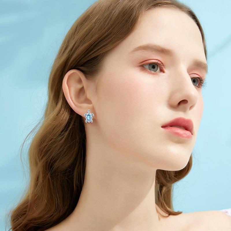 Ocean Theme Sea Turtle Stud Earrings ✨