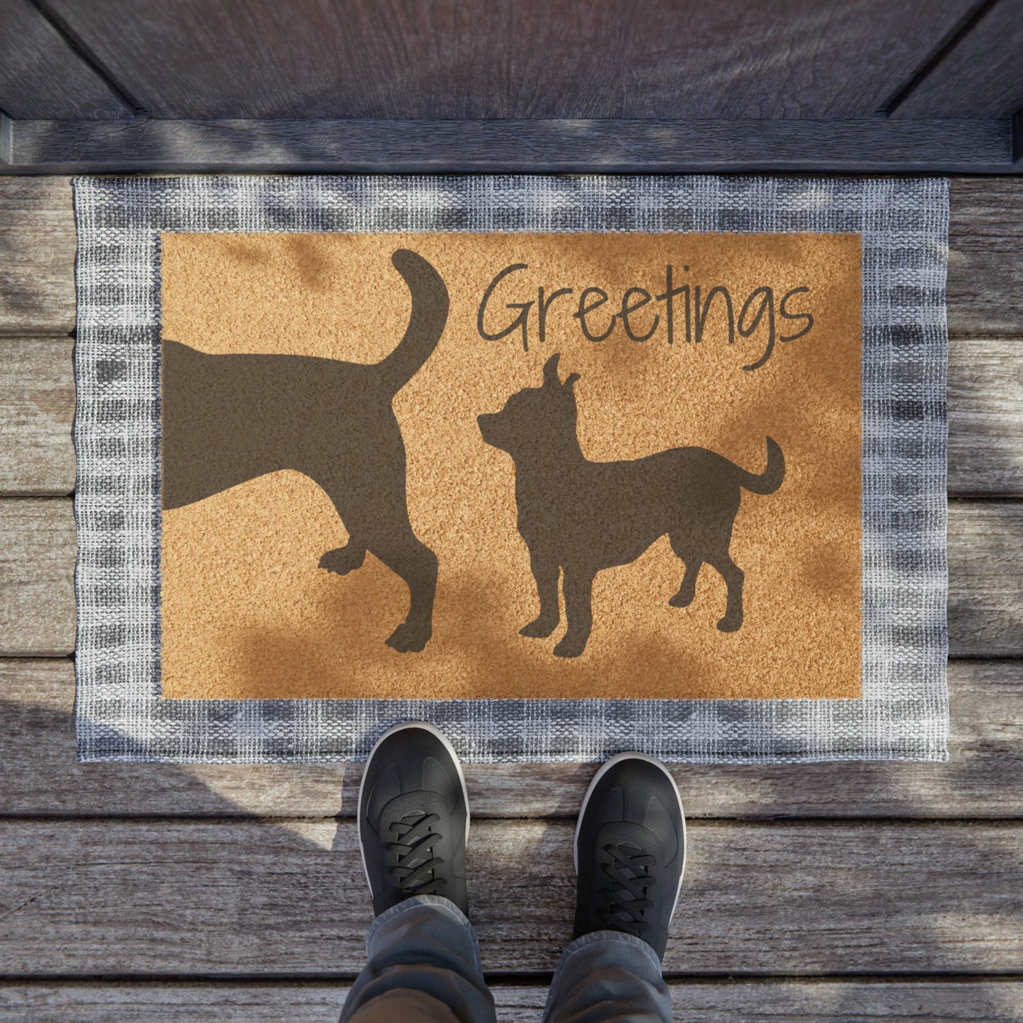Dog Greetings doormat