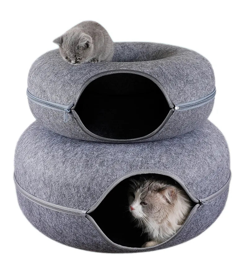 PurrfectPlay π Cat Bed Where Comfort Meets Fun!