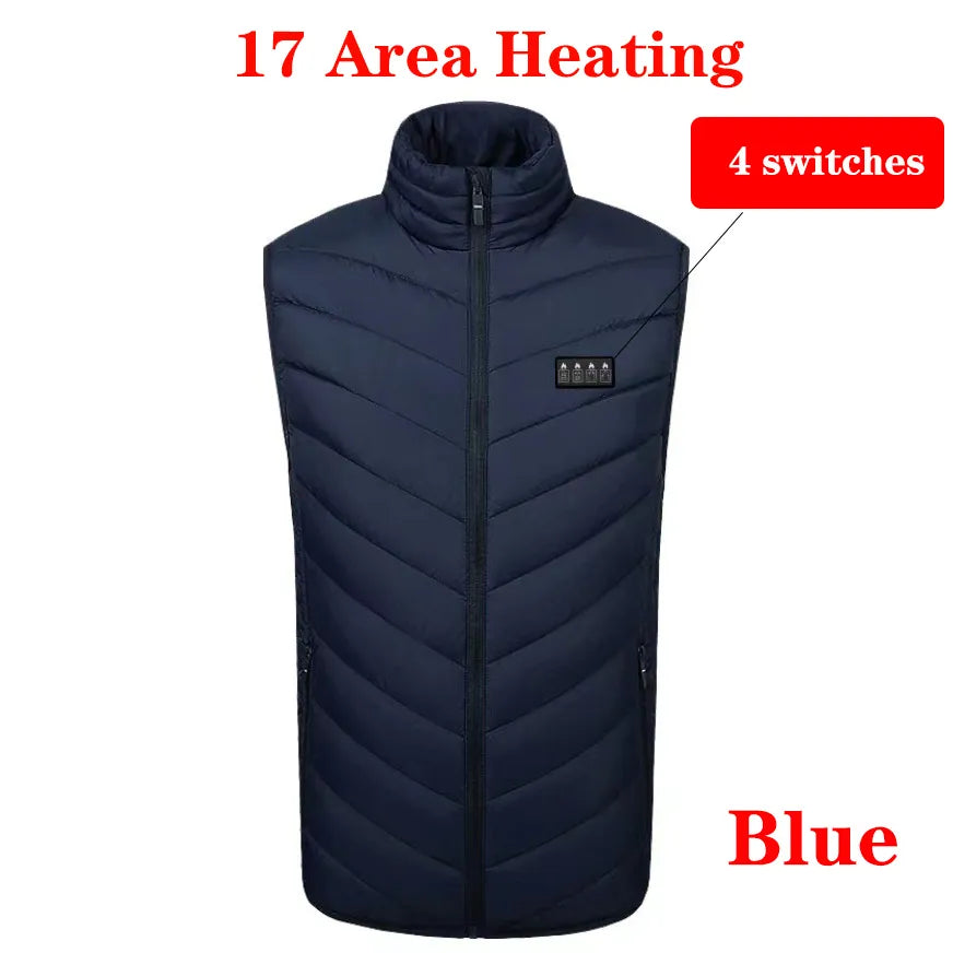 š„BLUE UNISEX HEATED VESTš„