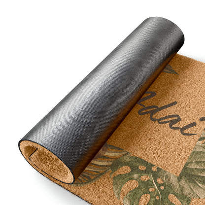 Hafa Adai Tropical Leaves Doormat