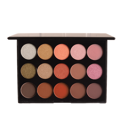 15 Shade Eyeshadow Palette - Warm Tone