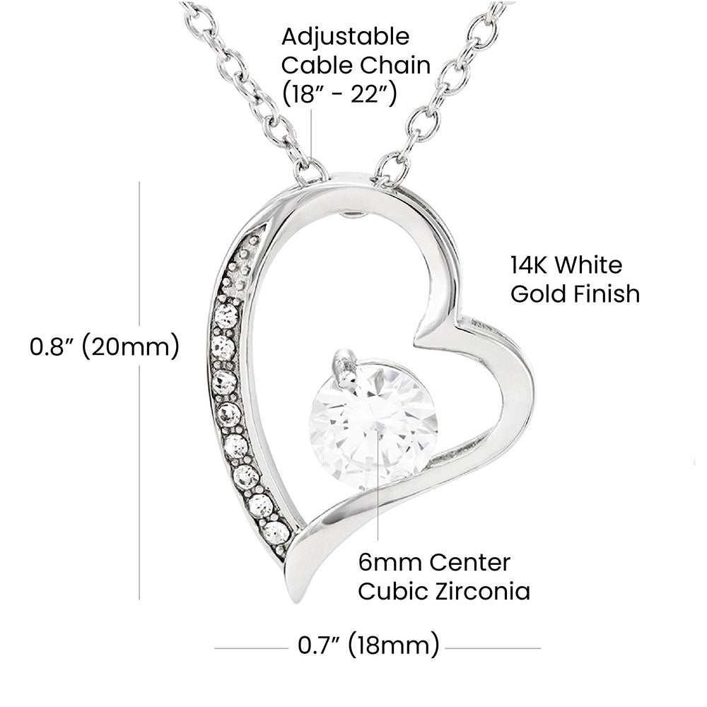 4Ever Love Heart Pendant & Necklace