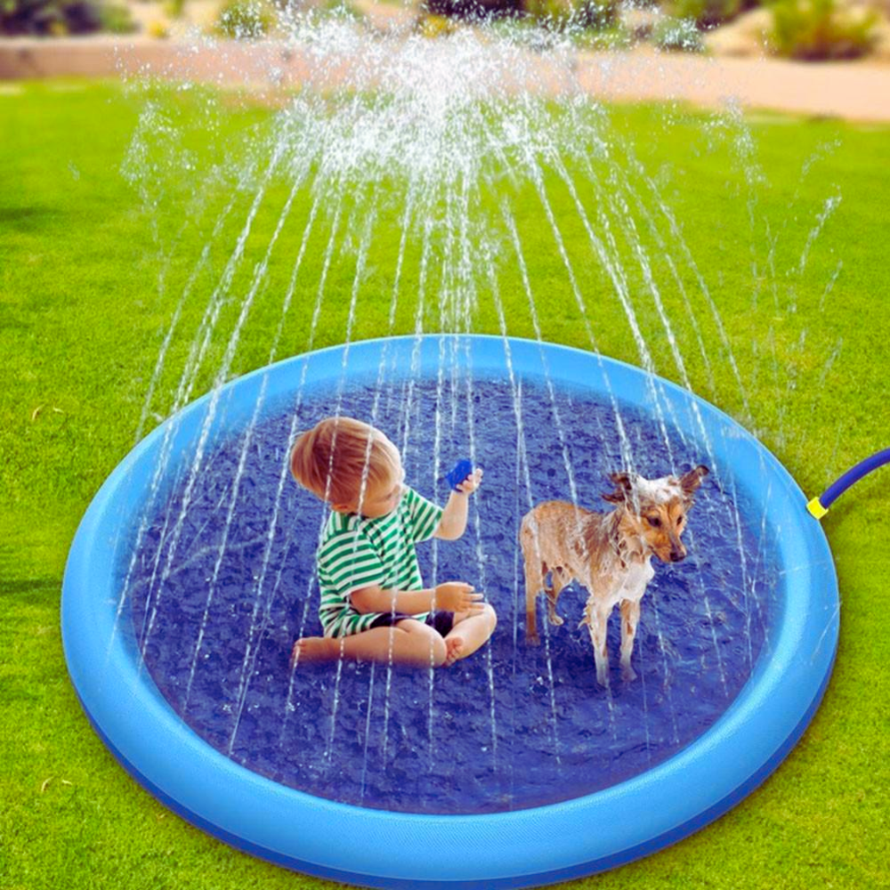 Pet Sprinkler Pad Play Cooling Mat Swimming Pool Inflatable